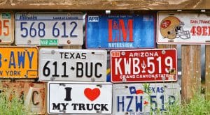 DUI License Plates